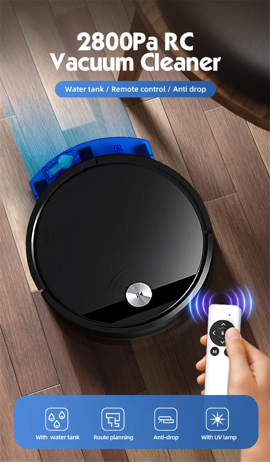 Automatic Remote Control Wet And Dry Vacuum Cleaner